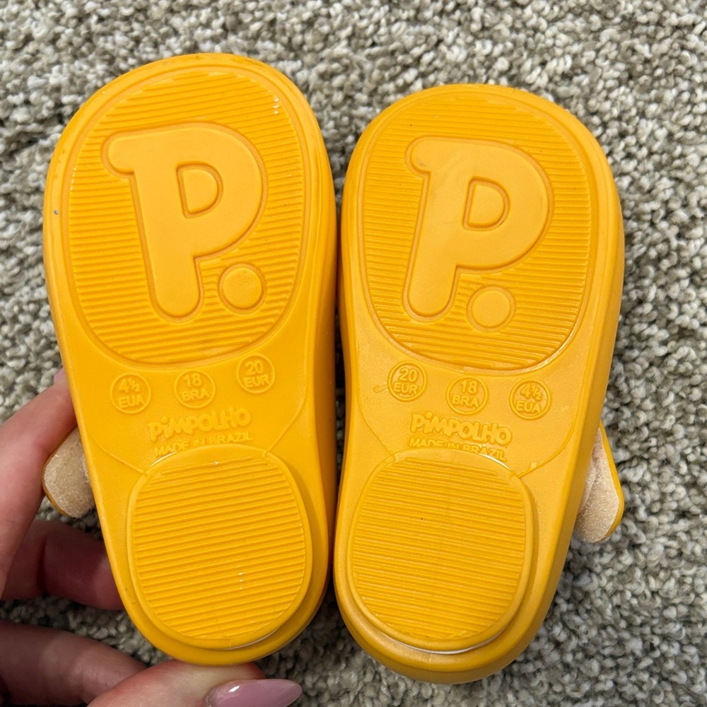 Yellow Pineapple Baby Sandals - Picture 2 of 6